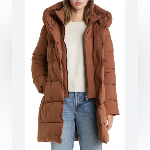 Sam Edelman Quilted Puffer Jacket Coat size XL - Picture 14 of 14